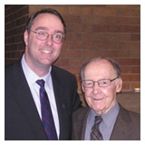Photo of Bill Fennell with former WUSC Executive Director Paul Davidson