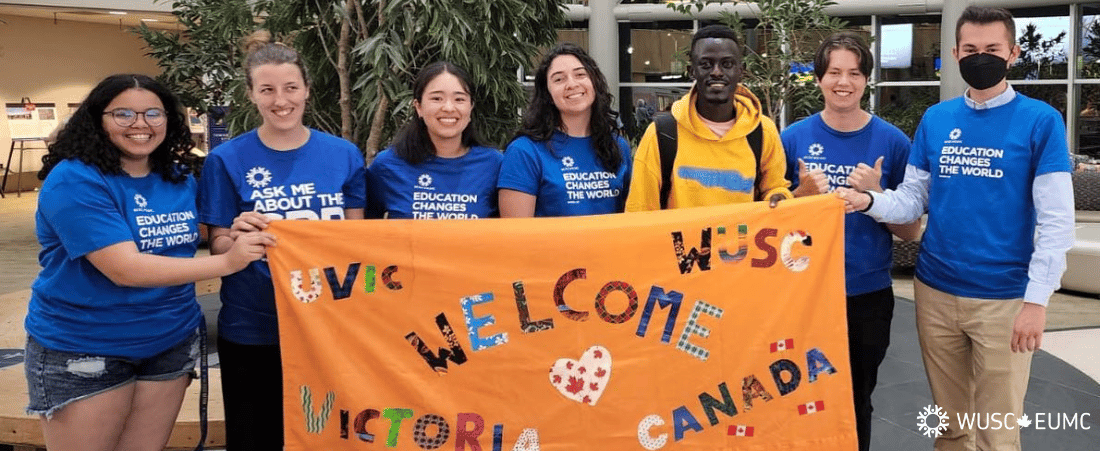 Les membres de la communauté de l'EUMC accueillent la plus récente cohorte du Programme d'étudiantes et d'étudiants réfugiés.