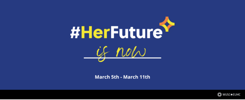 The #HerFuture campaign aims to support and advocate for girls' access to education.