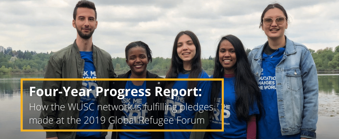 In collaboration with our partners and networks, we committed to expanding and championing education pathways and refugee inclusion in our work.
