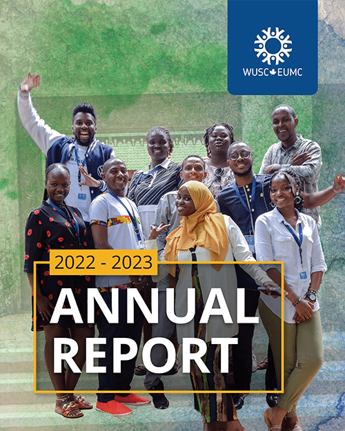 Front page cover of WUSC 2022-2023 annual report