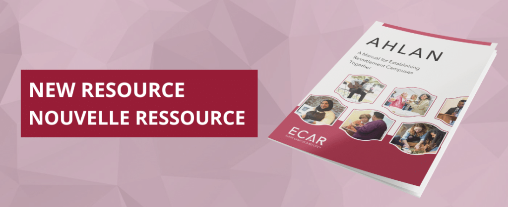 The AHLAN Manual has guidance on how to create “resettlement campuses.”