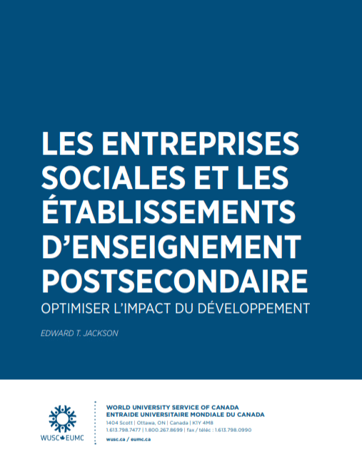 Les entreprises sociales et les établissements d’enseignement postsecondaire