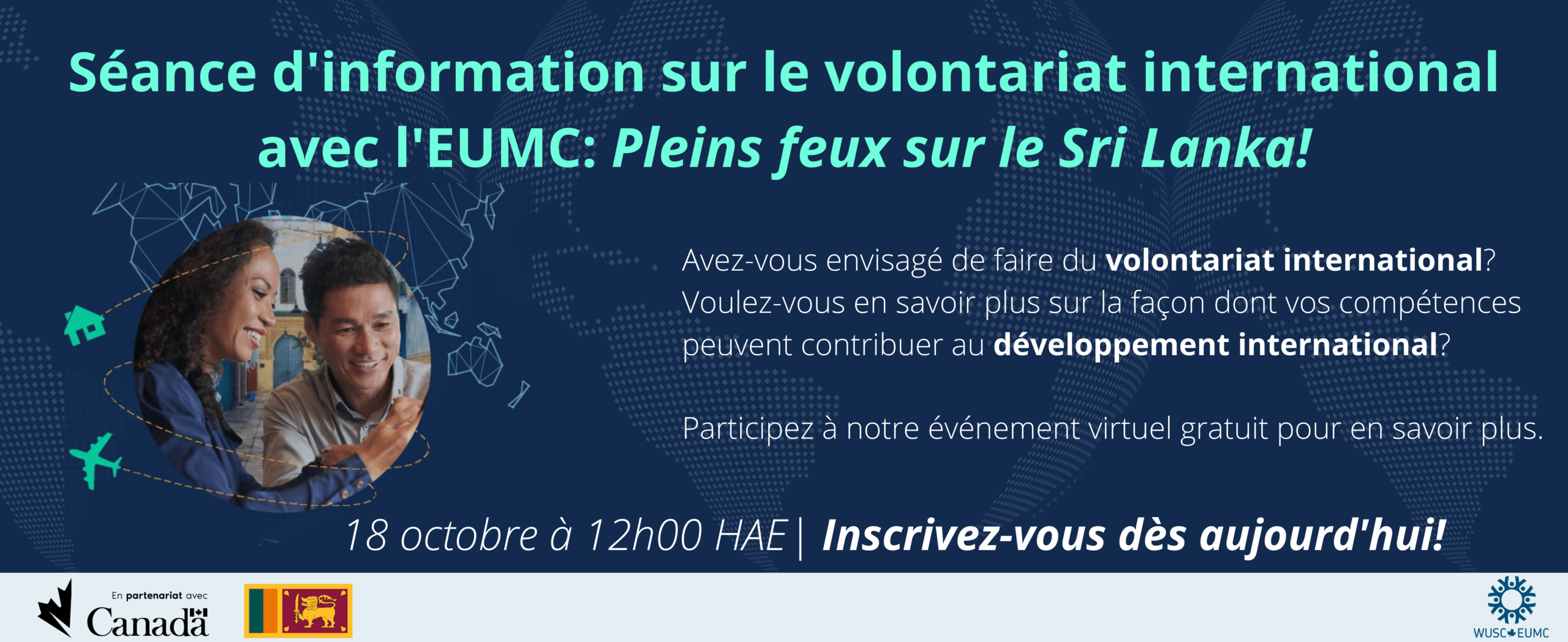 Une présentation virtuelle pour apprendre plus sur le volontariat au Sri Lanka.