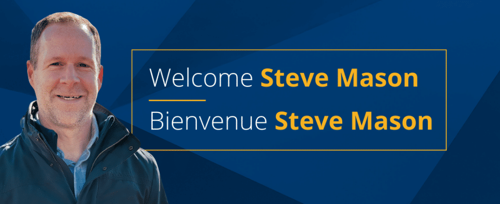 Steve Mason, nouveau président-directeur général de l'EUMC.