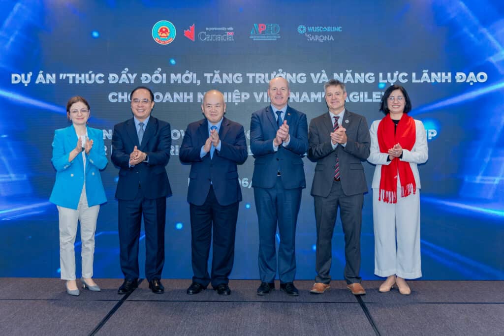 AGILE Launch Ceremony — joined by the Deputy Minister of Finance of Vietnam and the Ambassador of Canada in Vietnam